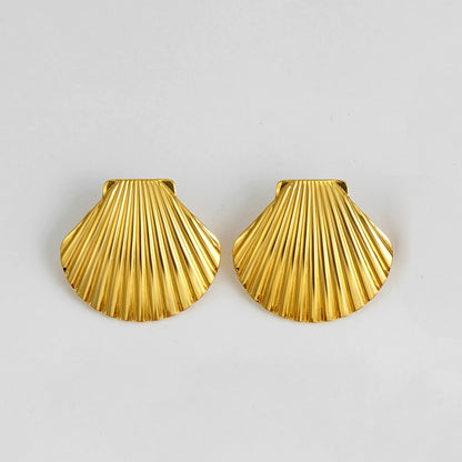 SHELLA Gold Earrings