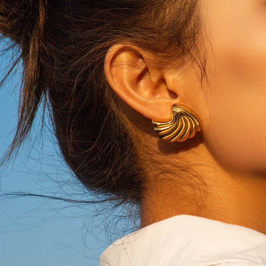 LYRA Bold Shell Earrings